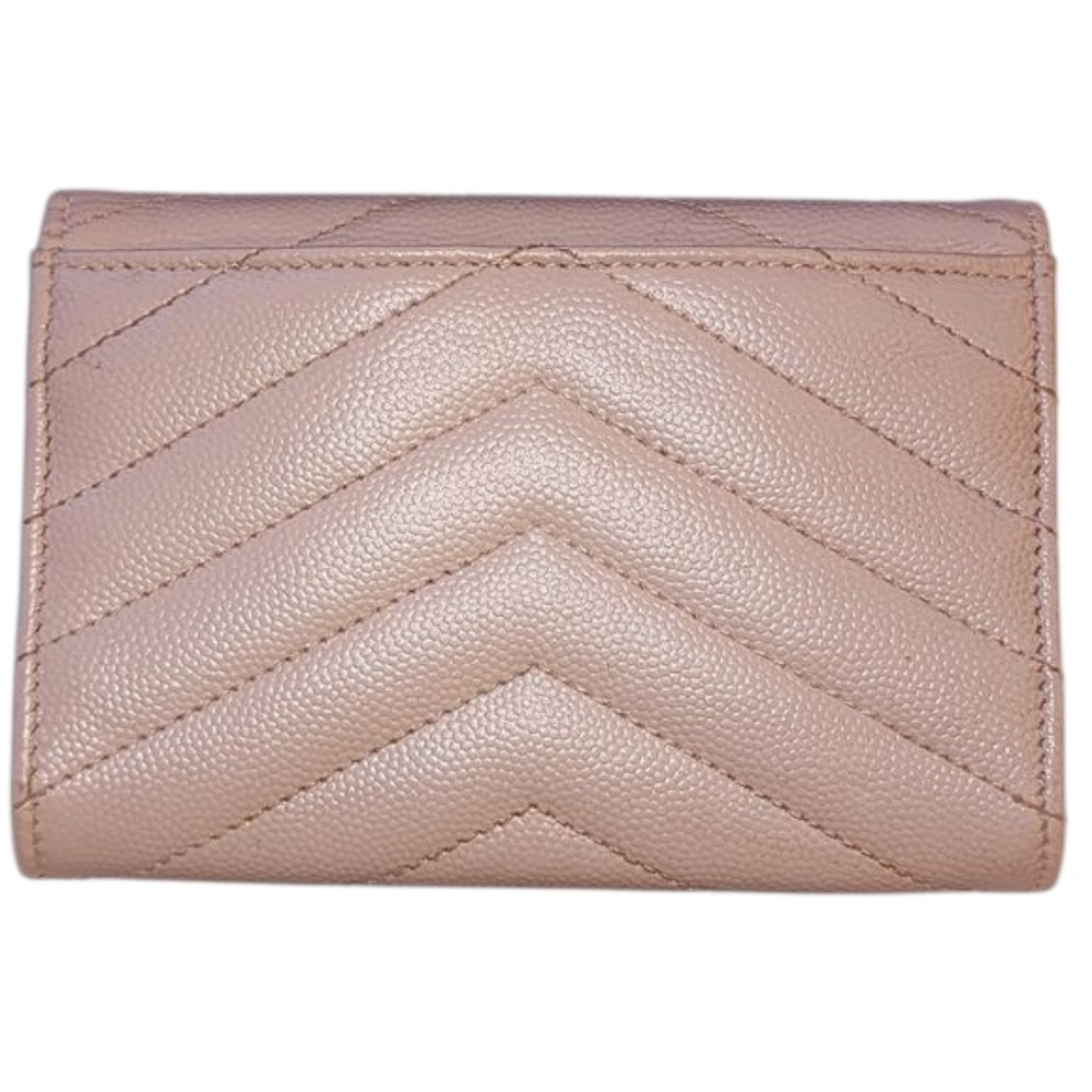 Saint Laurent Cassandre PINK Envelope Wallet YSL AUTHENTIC - Picture 11 of 13